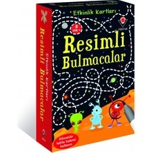 Resimli Bulmacalar Etkinlik Kartları - Matematik Bulmacaları Etkinlik Kartları -  Sayı Bulmacaları Etkinlik Kartları 4'lü Set