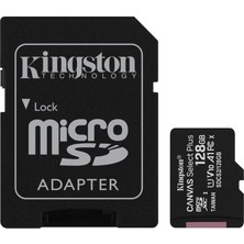 Kingston SDCS2-128GB 128GB micSDXC Canvas Select Plus 100R A1 C10 Card + ADP Hafıza Kartı