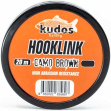 Kudos Hooklink Camo Brown 20M 35 Lb. STANDART-25LB