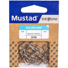 Mustad Demon Çift Kilitli Klips DLT09 10 Adet