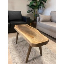 Kastawoods 2230153 Ceviz El Yapımı Kütük Orta Sehpa  94X34,5