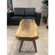 Kastawoods 2230153 Ceviz El Yapımı Kütük Orta Sehpa  94X34,5