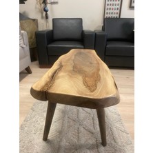 Kastawoods 2230153 Ceviz El Yapımı Kütük Orta Sehpa  94X34,5