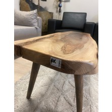 Kastawoods 2230153 Ceviz El Yapımı Kütük Orta Sehpa  94X34,5