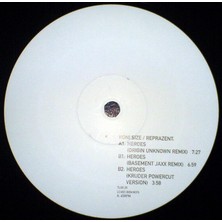 Roni Size / Reprazent – Heroes - House, Future Jazz, Drum N Bass Vinly Plak Alithestereo