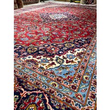 Rd Ramazan Dağ El Halı Sanatı El Dokuma Iran Keşan Halısıdır 392x294