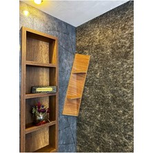 Akcebe Mobilya Modern Dekoratif Köşe Rafı Mdf 90 cm 30 cm Mdf Kahverengi Duvara Monte Modern 9 cm 2