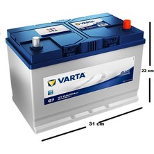 Varta Blue Dynamic G7 12 V 95 Ah 830 A(En) Akü