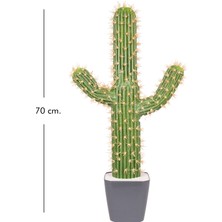 Herdekora Yapay Kaktüs Saksılı 70 Cm.