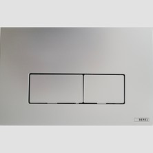 E.C.A Serel Gömme Rezervuar Basma Butonu Parmak izi Bırakmayan Mat Krom P580180