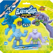 Elastikorps Fighters Ikili Paket 7 cm Rufus Vs Drako