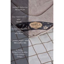 Marla Home Welsoft Line Desen Tek Kişilik Renkli Uyku Seti