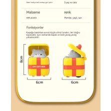 Oein Basın Slayt Hediye Kedi Çocuklar Arabayı Geri Çekin Sevimli Kedi (Yurt Dışından)