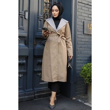 Neva Style Kemerli Vizon Tesettür Kap 689V