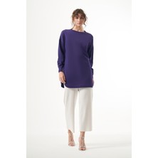 Nuss Nuss Oval Kesim Merserize Tunik