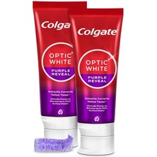 Colgate Optic White Purple Reveal Beyazlatıcı Diş Macunu 75 ml X2