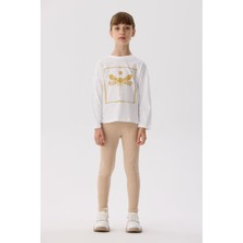 Tyess  Kız Çocuk Beyaz T-Shirt