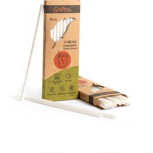 Gapex Bio Naturel ( %100 bitki bazlı), Tekrar Kullanılabilir, Kompostlanabilir, Biyobozunur Pipet