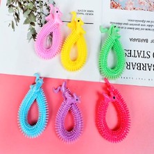 4 Adet Duyusal Stres Oyuncağı Uzayan Bileklik 4 Pcs Colourful Sensory Fidget Toy Anti Stress Toys