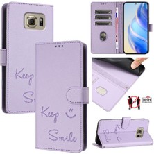 Colorful Shop Samsung Galaxy S6 Pu Deri Kapak Çevirin Rfıd Engelleme Kart Tutucu (Yurt Dışından)