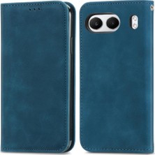 Colorful Shop Oneplus Nord 4 Için Flip Case Darbeye Cüzdan Basit Iş Deri (Yurt Dışından)