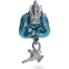 Celikchi Kadın Alaadin' In Sihirli Lambasında Ki Cin Temalı Gümüş Charm