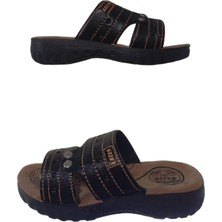 Gezer Erkek Çocuk Kahverengi Ultra Hafif Günlük Terlik GZEER45-77