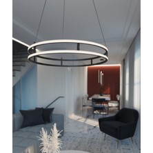 Pera Teknoloji Gemini / Sarkıt Avize / 80 cm / 3 Renk Işık