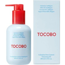 Tocobo Calamine Pore Control Cleansing Oil 200ML - Siyah Nokta & Sebum Dengeleyici Vegan Temizleme Yağı