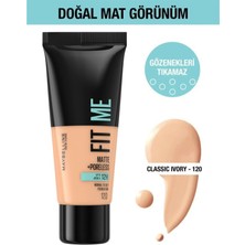 Maybelline Fit Me Matte Fondöten -120 Classic Ivory