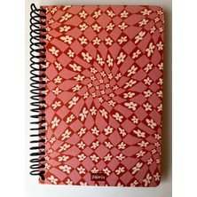 Colornote Papirüs Çiçek, Çizgisiz Defter, Spiralli, Sert Kapaklı, 16X23CM, 100 Yaprak