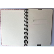 Colornote Papirüs Çiçek, Çizgisiz Defter, Spiralli, Sert Kapaklı, 16X23CM, 100 Yaprak