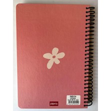 Colornote Papirüs Çiçek, Çizgisiz Defter, Spiralli, Sert Kapaklı, 16X23CM, 100 Yaprak