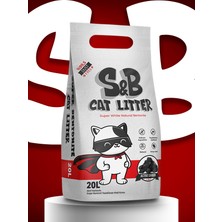 S&B Super Bentonite 20 Litre Aktif Karbon Topaklaşan Kedi Kumu
