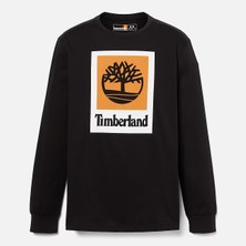 Timberland Stack Logolu Uzun Kollu Tişört