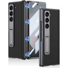 Musal ​galaxy Z Fold 6 Kılıf Deri Kalem Bölmeli Standlı Kıpta Premium Kılıf