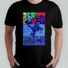 Pixxa Cowboy Bebop %100 Pamuklu Bisiklet Yaka T-Shirt Model - 1