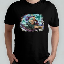 Pixxa Roronoa Zoro One Piece %100 Pamuklu Bisiklet Yaka T-Shirt Model - 1