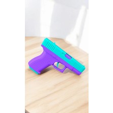 Three Design Store Glock 19 Maketi  Renkli Özel Tasarım