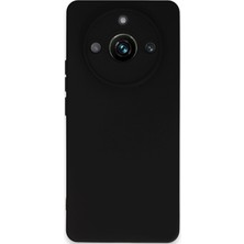 Newface Realme 11 Pro Kılıf Nano Içi Kadife Silikon - Siyah 13