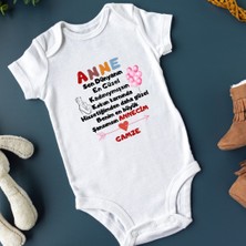 Asilcom Bebek Zıbın Anne Yazılı