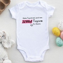 Asilcom Teyzem Şov Yaptı Yazılı Kız Bebek Zıbın