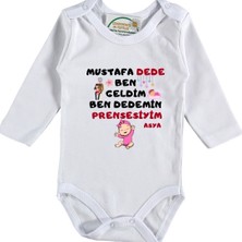 Asilcom Dede Ben Geldim Ben Dedemin Prensesiyim Yazılı Bebek Zıbın