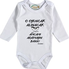 Asilcom Bu Oyuncak Alınacak Amcamı Aratmayın Bana Yazılı Bebek Zıbın