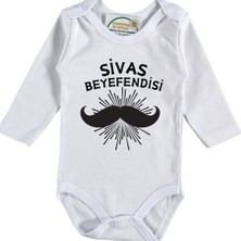 Asilcom Şehrin Beyefendisi Yazılı Bebek Zıbın