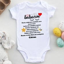 Asilcom Babacım Yazılı Bebek Zıbın Tasarımı