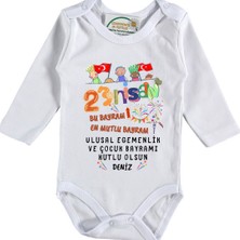 Asilcom Bu Bayram En Mutlu Bayram 23 Nisan Çocuk Bayramı Yazılı Bebek Zıbın