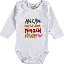 Asilcom Amcam Super Ama Yengem Bitane Yazılı Bebek Zıbın