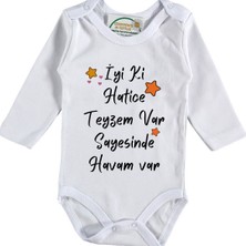 Asilcom Iyi Ki Halam- Teyzem Var Sayesinde Havam Var Yazılı Bebek Zıbın