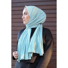 Sayra Shawl Kadın Su Yeşili Süprem Penye Şal SYR003